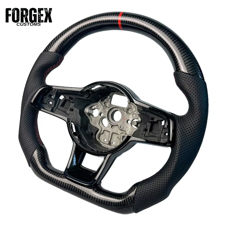 Custom Carbon Fiber Steering Wheel – MK7 Golf