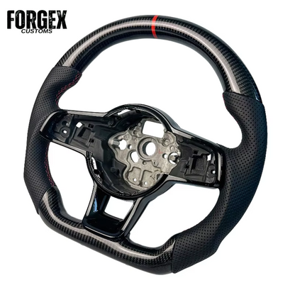 Custom Carbon Fiber Steering Wheel – MK7 Golf