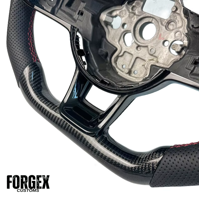 Custom Carbon Fiber Steering Wheel – MK7 Golf