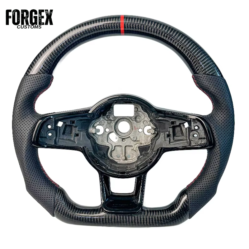 Custom Carbon Fiber Steering Wheel – MK7 Golf